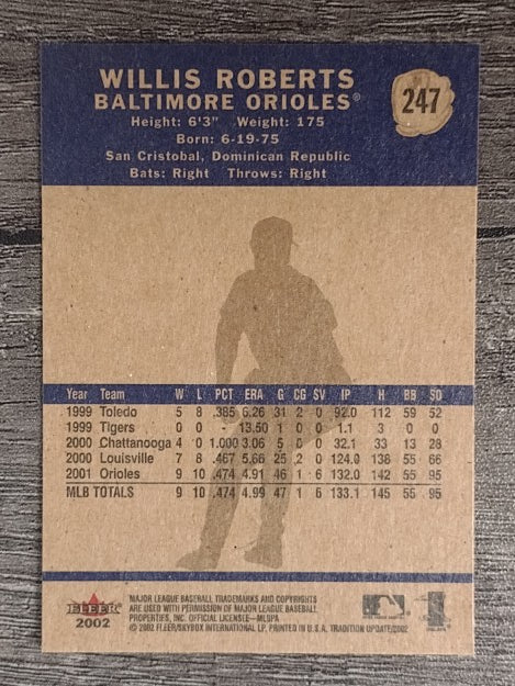 2002 Fleer Tradition Update #U247 Willis Roberts
