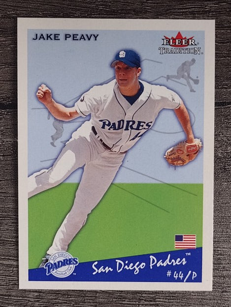 2002 Fleer Tradition Update #U243 Jake Peavy