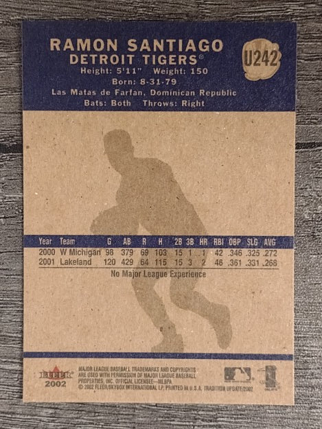 2002 Fleer Tradition Update #U242 Ramon Santiago