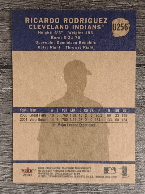 2002 Fleer Tradition Update #U256 Ricardo Rodriguez