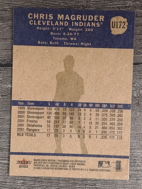 2002 Fleer Tradition Update #U172 Chris Magruder