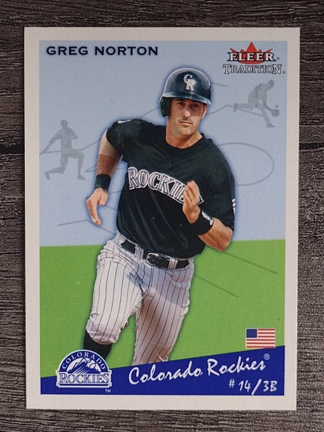 2002 Fleer Tradition Update #U108 Greg Norton