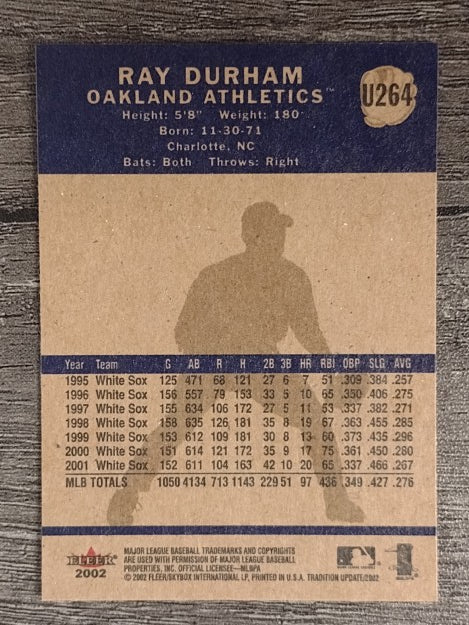 2002 Fleer Tradition Update #U264 Ray Durham