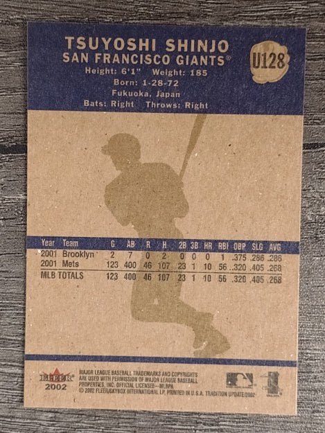 2002 Fleer Tradition Update #U128 Tsuyoshi Shinjo