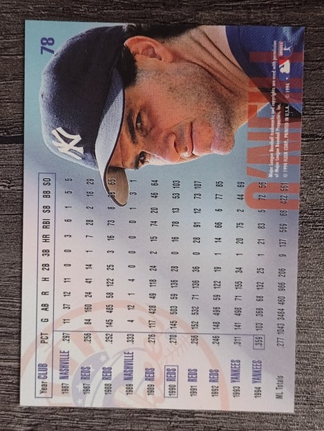 1995 Fleer #78 Paul O'Neill