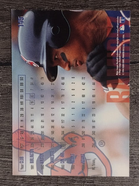 1995 Fleer #145 Manny Ramirez