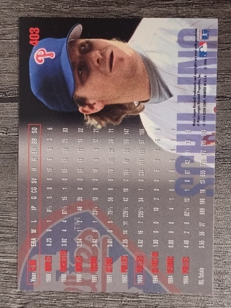 1995 Fleer #403 Curt Schilling