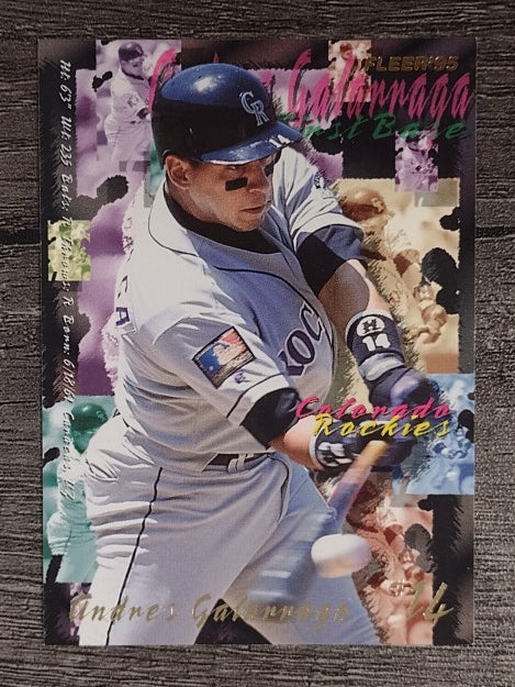 1995 Fleer #518 Andres Galarraga