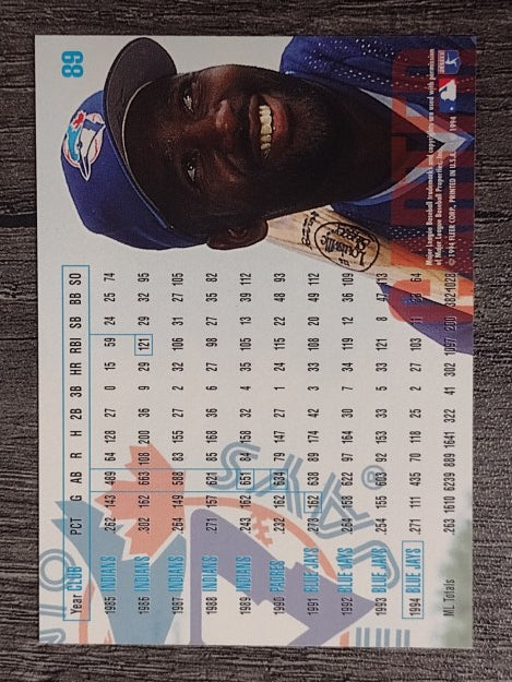 1995 Fleer #89 Joe Carter