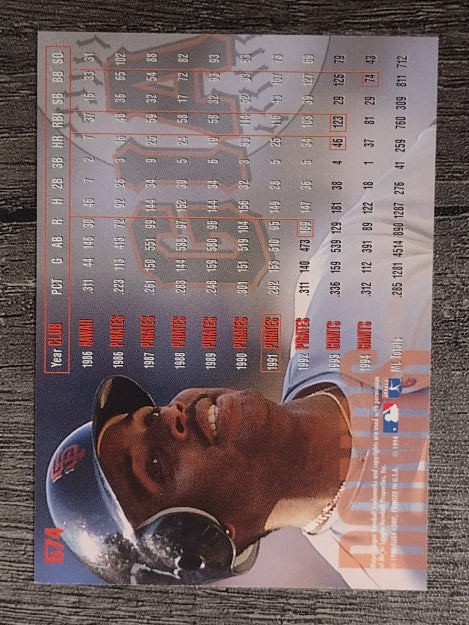 1995 Fleer #574 Barry Bonds