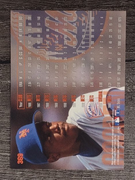 1995 Fleer #369 Dwight Gooden