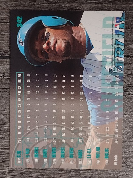 1995 Fleer #342 Gary Sheffield