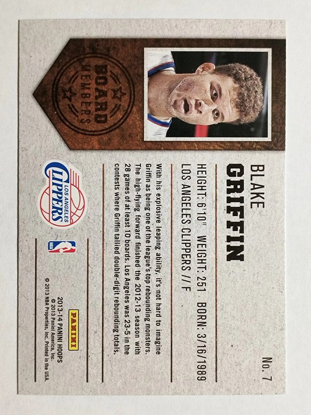 2013-14 Hoops Board Members #7 Blake Griffin
