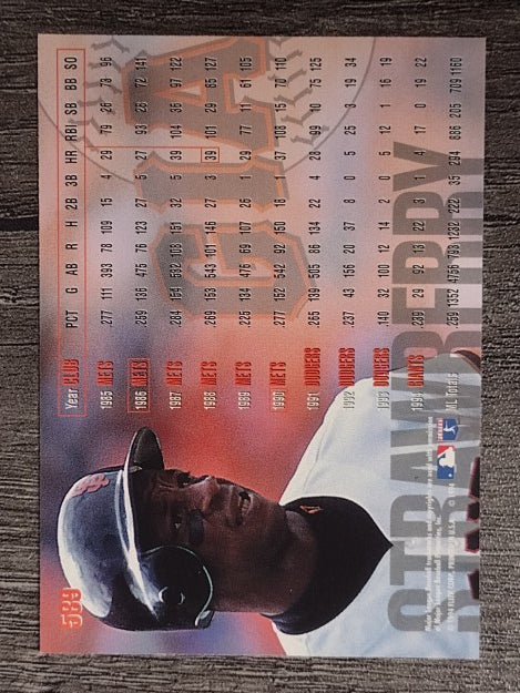1995 Fleer #589 Darryl Strawberry