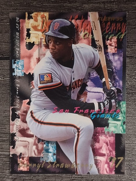 1995 Fleer #589 Darryl Strawberry