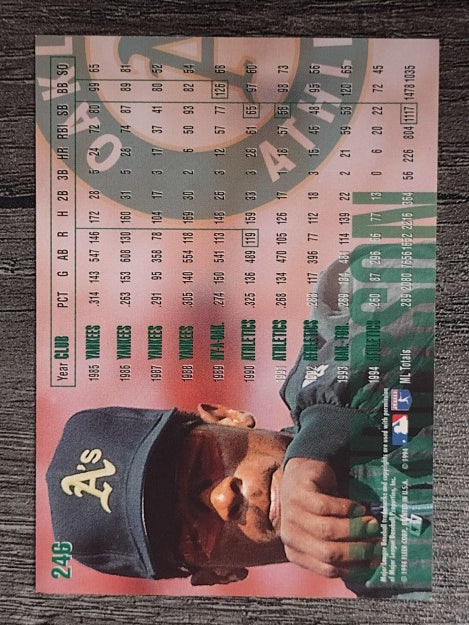 1995 Fleer #246 Rickey Henderson