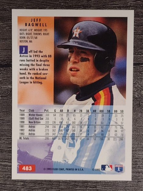 1994 Fleer #483 Jeff Bagwell
