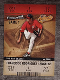 2003 Fleer Authentix #103 Francisco Rodriguez FS