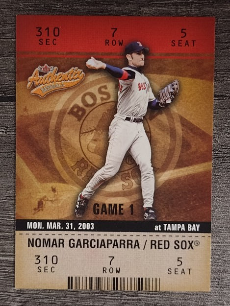 2003 Fleer Authentix #64 Nomar Garciaparra