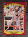 1986 Fleer Star Stickers #81 Eddie Murray