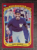 1986 Fleer Star Stickers #130 Dave Winfield