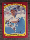 1986 Fleer Star Stickers #11 George Brett
