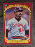 1986 Fleer Star Stickers #65 Reggie Jackson