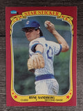 1986 Fleer Star Stickers #106 Ryne Sandberg