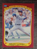 1986 Fleer Star Stickers #123 Fernando Valenzuela