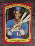 1986 Fleer Star Stickers #116 Darryl Strawberry