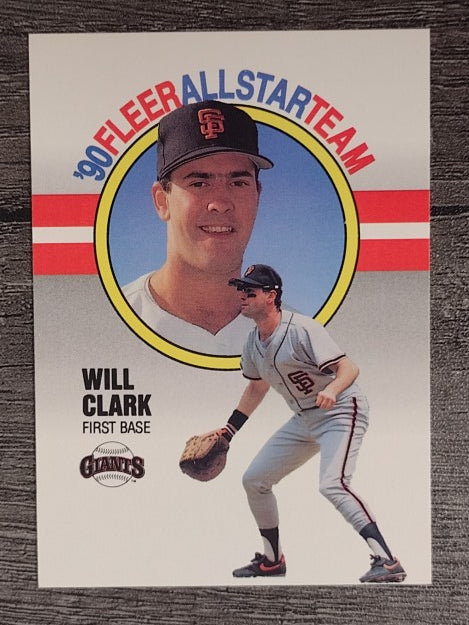 1990 Fleer All-Stars #2 Will Clark