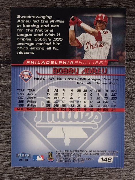 2000 Fleer Focus #146 Bobby Abreu