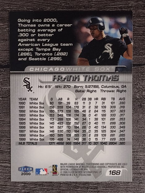 2000 Fleer Focus #168 Frank Thomas