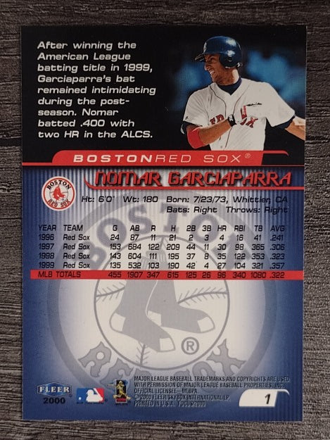 2000 Fleer Focus #1 Nomar Garciaparra