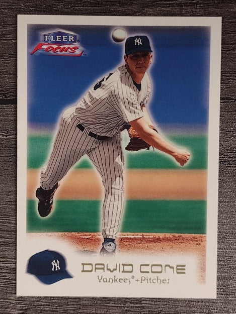 2000 Fleer Focus #43 David Cone