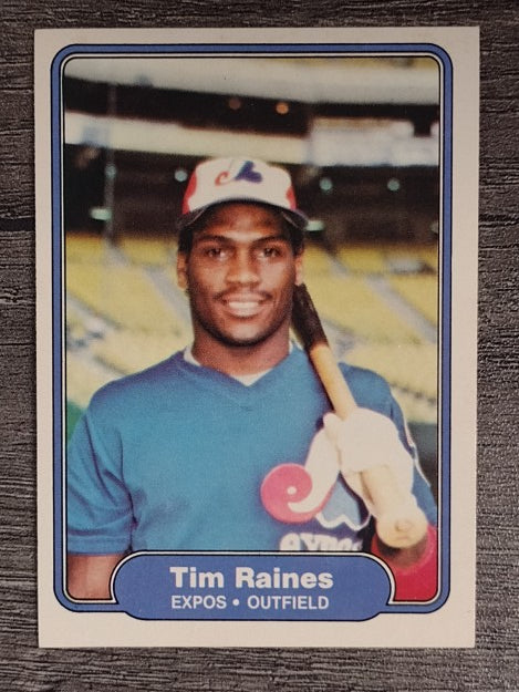 1982 Fleer #202 Tim Raines