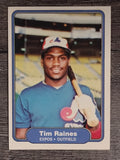 1982 Fleer #202 Tim Raines