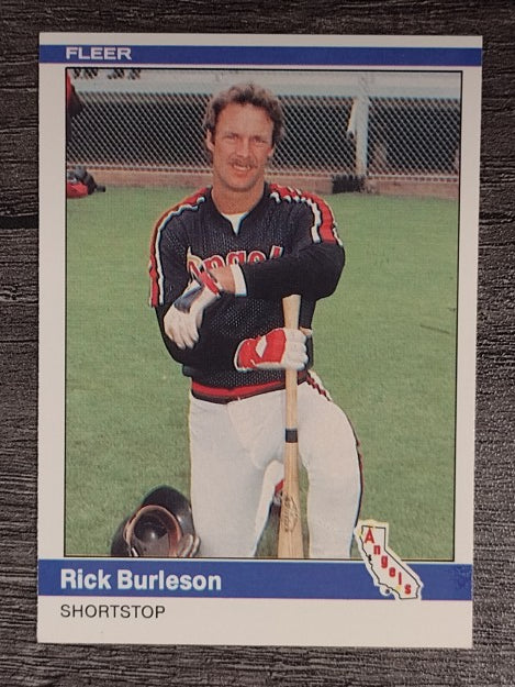 1984 Fleer #510 Rick Burleson