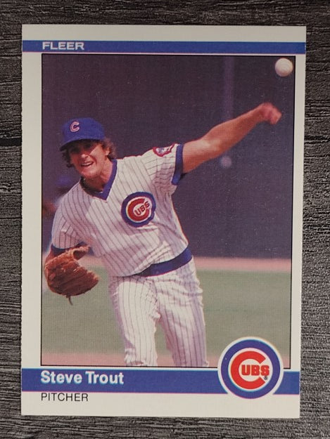 1984 Fleer #506 Steve Trout