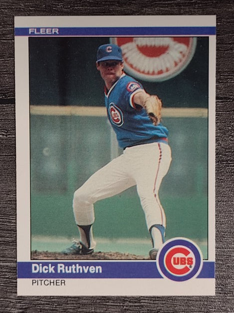 1984 Fleer #503 Dick Ruthven