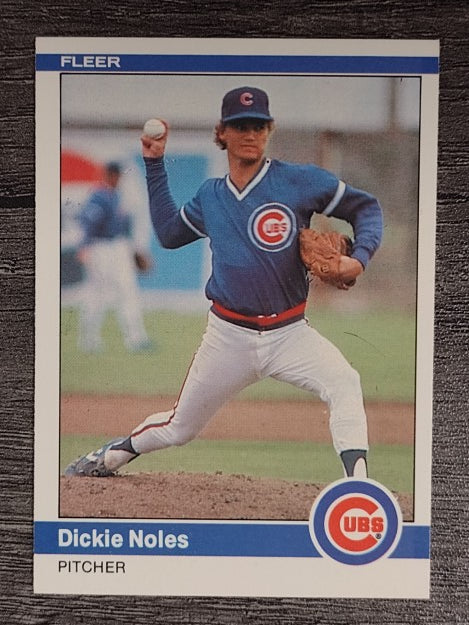 1984 Fleer #500 Dickie Noles