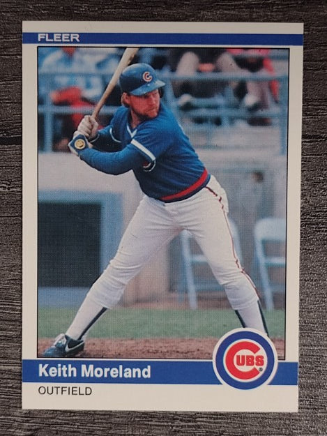 1984 Fleer #499 Keith Moreland