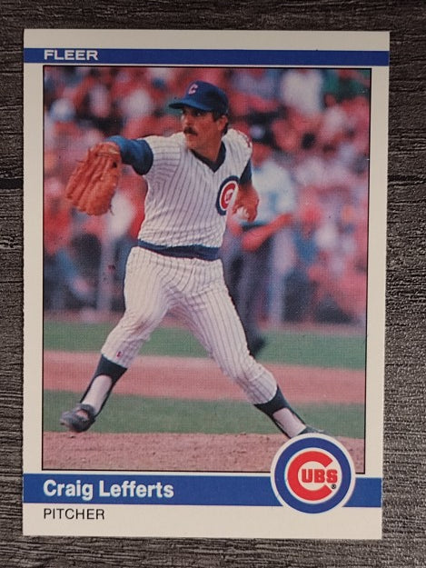 1984 Fleer #496 Craig Lefferts RC