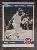1984 Fleer #492 Leon Durham