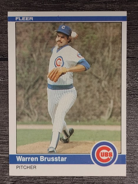1984 Fleer #487 Warren Brusstar
