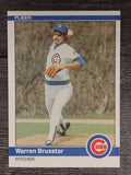 1984 Fleer #487 Warren Brusstar