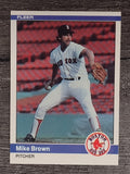 1984 Fleer #394 Mike G. Brown
