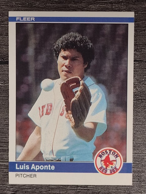 1984 Fleer #389 Luis Aponte