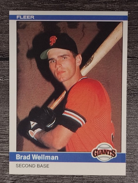 1984 Fleer #386 Brad Wellman