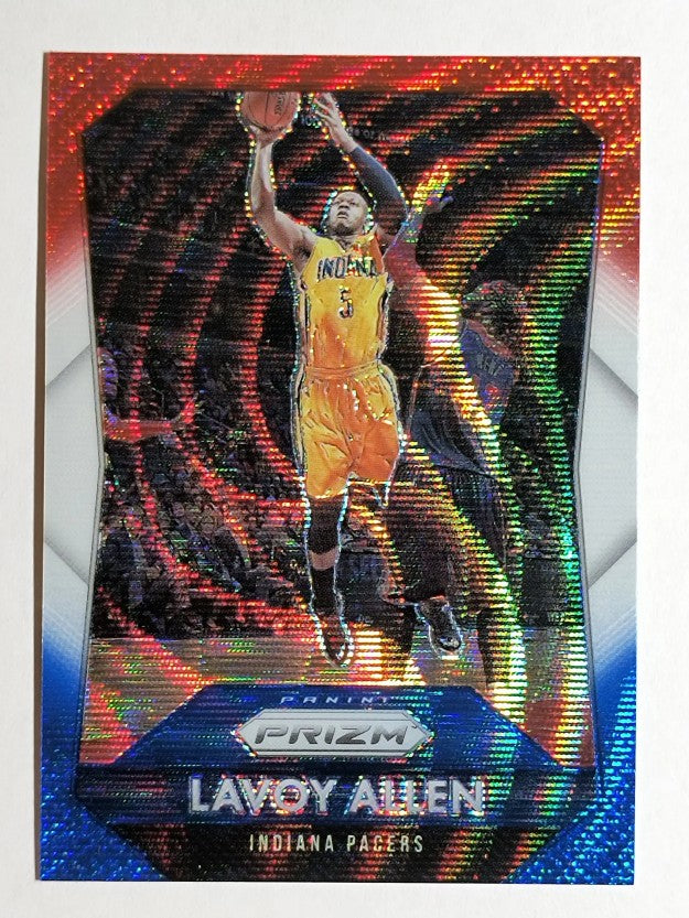 2015-16 Panini Prizm Prizms Red White Blue #127 Lavoy Allen
